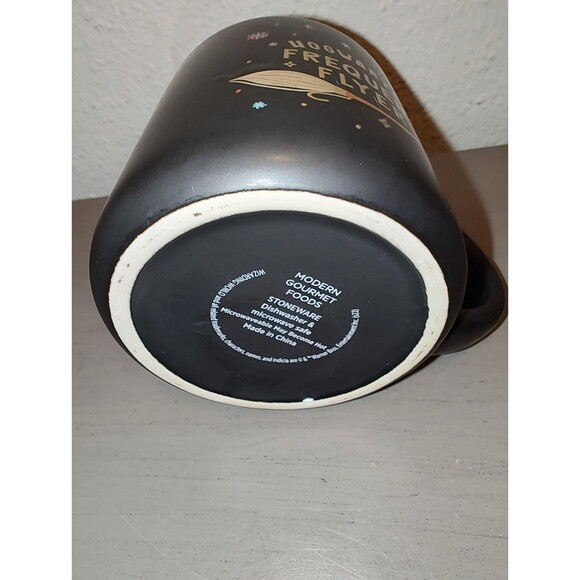 Harry Potter Mug Modern Gourmet Foods Stoneware Hogwarts Frequent Flyer EUC - Picture 2 of 8